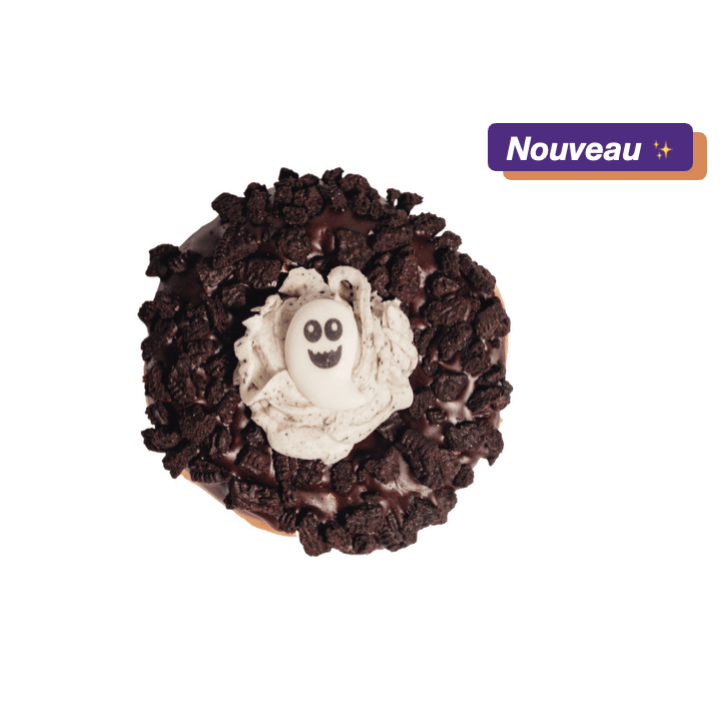 Doughnut chocolate ghost