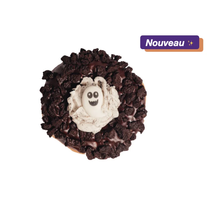 Doughnut chocolate ghost