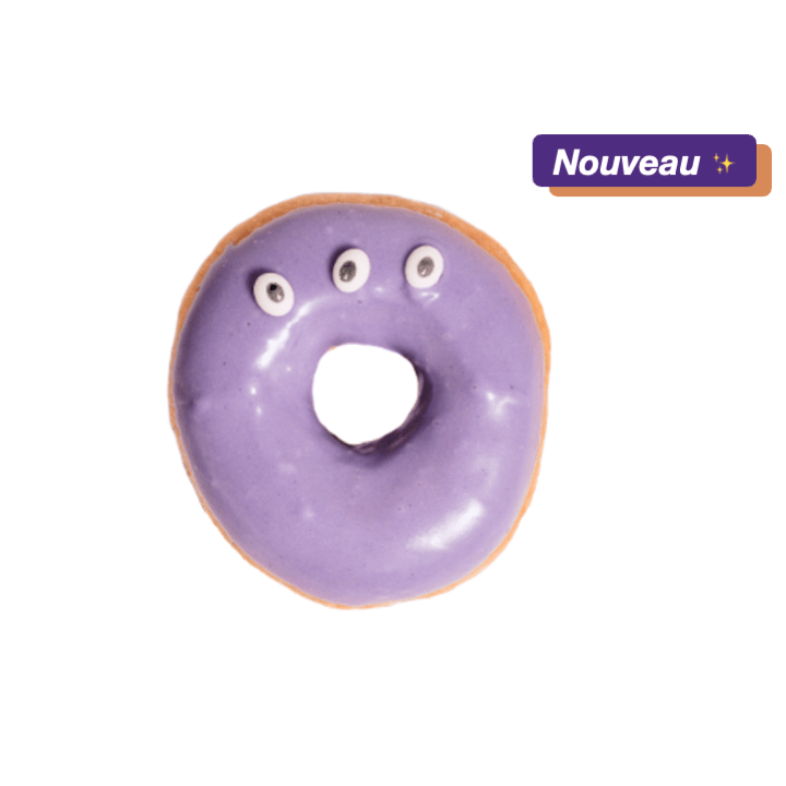 Doughnut purple monster