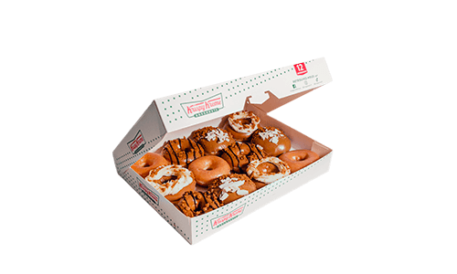 Boîte de 12 doughnuts Biscoff® speculoos