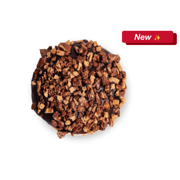 Double Chocolate Doughnut made with KitKat®