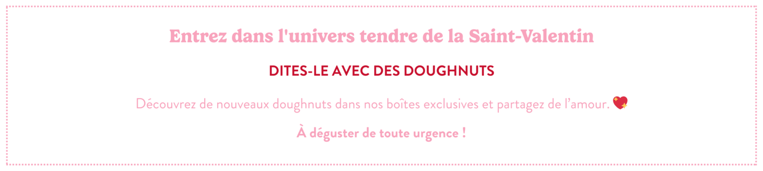 bannière doughnuts coeurs krispy kreme