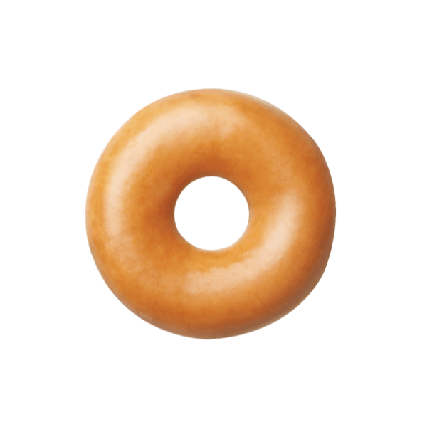 Original Glazed signature doughnut, with sugar glaze