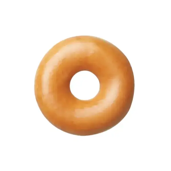 Signature Original Glazed Doughnut with sugar glaze