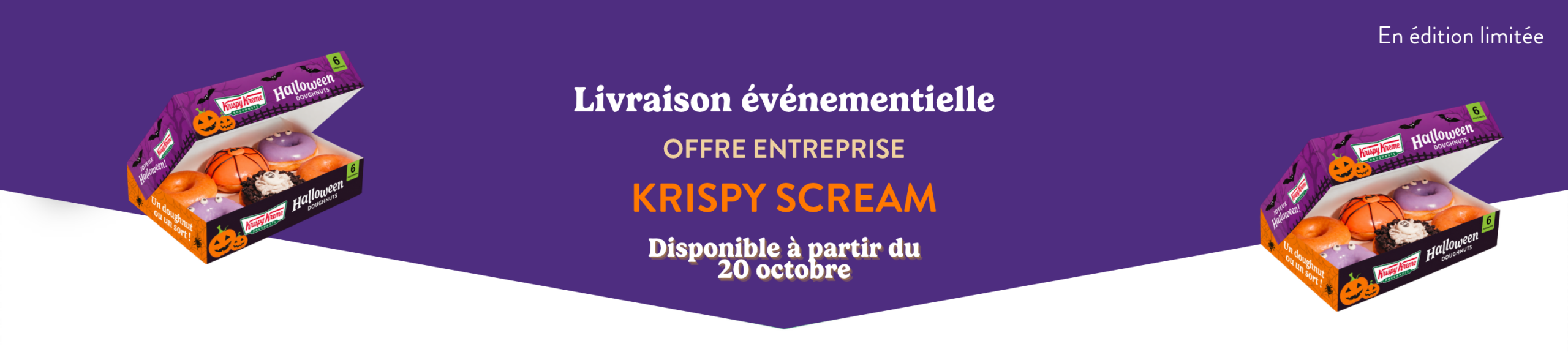 Livraison événementielle paris doughnuts halloween